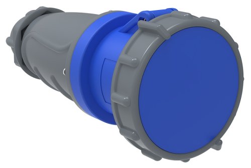 Розетка кабельная переносная IEK Magnum ССИ-233 63А 2Р+PE 230В IР67 синий картинка 
